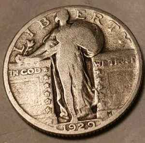 1929 Standing Liberty Quarter - Bild 1 von 13