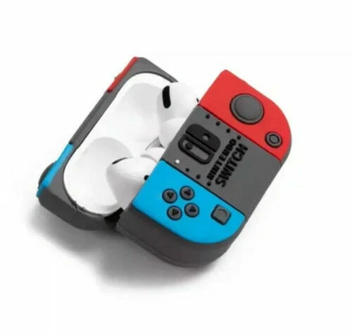 For Airpods PRO Charging Case 3D Switch Gamepad Earphone Protective Soft Rubber - Image 1 of 4
