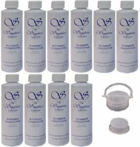 10 Bottles of Blue Magic 8 oz Sapphire Waterbed Conditioner with a Cap & Plug...