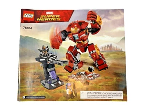 LEGO Super Heroes 76104 The Hulkbuster Smash-up INSTRUCTIONS ONLY - Picture 1 of 7