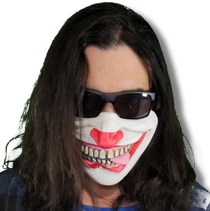 Halloween Clown Latex Mask Pennywise IT Joker Cosplay Costume Horror Scary Face - Picture 1 of 4