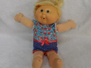 Hasbro 1990 First Edition Signed Cabbage Patch Kid Whines Cries Blond Green Eyes - Picture 1 of 14