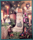 Primitive Christmas Sophie's Stocking Counted Cross Stitch Chart Leaflet