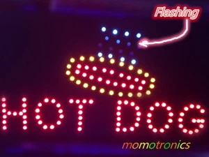Hot Dog LED Neon Sign board for Shop Business 55cm*33cm AU PLUG - Picture 1 of 3