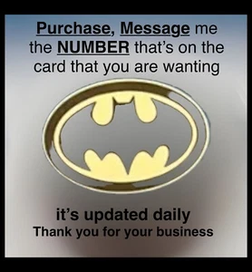 BATMAN RETURN  1992. Message Me The Number You Requesting. ($ 3 Each)Thank You - Picture 1 of 22