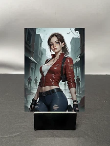 Clair Redfield Waifu Anime Custom Art Trading Card NSFW AVAILABLE W6415 - Picture 1 of 2