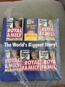 THE ROYAL FAMILY "World's Biggest Story" PRESSPASS FOIL STAMPED CARDS SET. 2 box - Picture 1 of 2