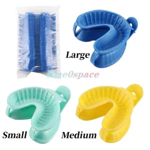 Einweg Dental Fluorid Schaum Tabletts Dual Arch Trays Gel/Schaum S/M/L - Bild 1 von 15