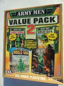 BIG BOX Army Men Value Pack 2 (PC, 2001) NUOVO SIGILLATO - Foto 1 di 10