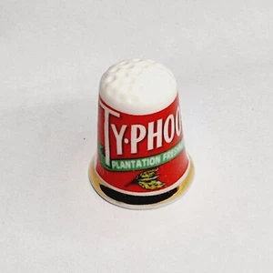 Collectors Thimble - "Ty-Phoo - Plantation Freshness" - Bone China - #24 - Picture 1 of 4