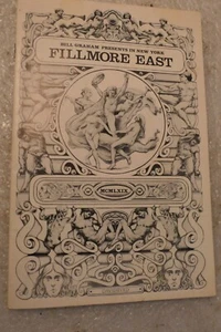 BILL GRAHAMS FILLMORE EAST PROGRAM 1969 THE BAND WHO SLY FAMILY LED ZEPPELIN - Picture 1 of 7