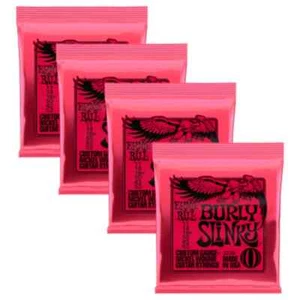 4 Sets ERNIE BALL BURLY 2226 SLINKY NICKEL WOUND ELECTRIC GUITAR STRINGS 11-52 - Picture 1 of 9