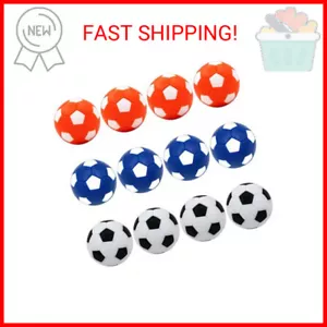 12 Pieces 32mm Foosball Balls Table Football Soccer Replacement Balls Multicolor - Picture 1 of 2