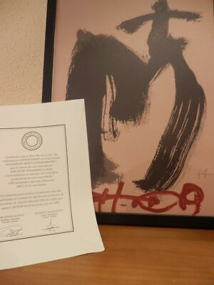 Antoni Tapies + Certificado De Autenticidad +  COA Certificate Of Authenticity • 125€