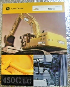 Fabrik 1/11 John Deere 450C LC Bagger Händler Spezifikation Broschüre KOSTENLOSER VERSAND - Bild 1 von 4