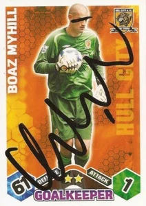 BOAZ MYHILL* SIGNED HULL 2009/2010 MATCH ATTAX TRADING CARD + COA - Bild 1 von 1