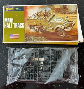 De colección Japón Hasegawa Segunda Guerra Mundial Ejército de Estados Unidos Media Pista M4A1 1/72 Modelo Kit - Imagen 1 de 6