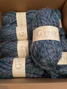 7 balls King Cole Gypsy Yarn, Super Chunky, color Fjord, lot 72413 - Picture 1 of 1
