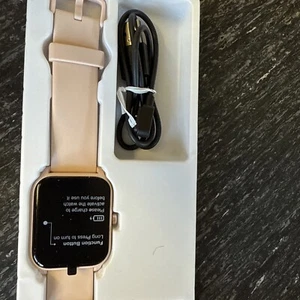 IDW13 Smart Watch Pink With Alexa Built In - Picture 1 of 6