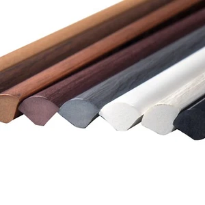 Viertelstab 2,5 Meter PVC Abdeckleiste Viertelprofile Sockelleiste Wandleiste - Bild 1 von 10
