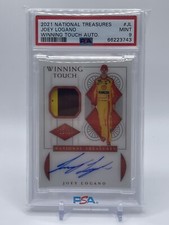2021 National Treasures Joey Logano Winning Touch Patch Auto /10 PSA 9