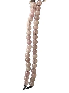 Natural Rose Quartz 8mm strand Of 32 Beads for jewelry making - Picture 1 of 1