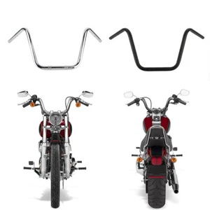 Motorcycle 7/8" 22mm Handlebar High-Rise Drag Bar For Cruiser Chopper Bobber - Picture 1 of 9