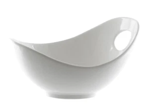 10 Strawberry Street, Whittier Serving Bowl Tray in White, NEW - Picture 1 of 2