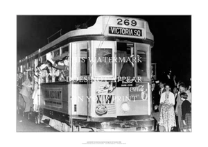 Adelaide Last Tram Service A2 Art Print – 22 November 1958 – 59 x 42 cm Poster - Picture 1 of 4