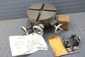 CRAFTSMAN 8'' ROTARY TABLE X & Y AXIS WORK HOLDING LOC7447 - Picture 1 of 15