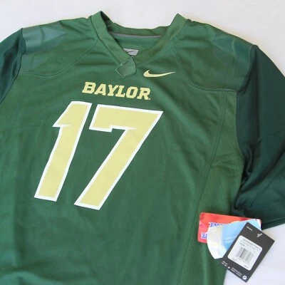 Nike Baylor Bears BU #17 NCAA Football Team Jersey Shirt Mens XL *HAS TAGS* - Image 1 of 4