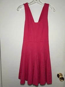 Vestido Patinador Banana Republic Rosa Sin Mangas Espalda Cruzada Calce y Acampanado Ponte Talla 6 - Imagen 1 de 23
