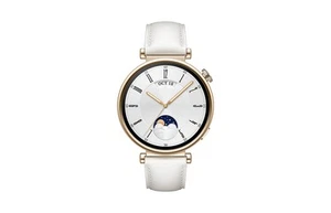 HUAWEI WATCH GT 4-41 MM - White Leather Strap - Verbeterd 24/7 gezondheidsbeheer - Photo 1/7