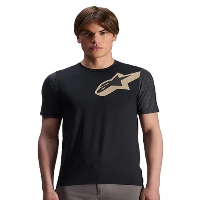 Alpinestars A-Dura Lipan MTB Cycling Jersey - Short Sleeve-Black - Image 1 of 4