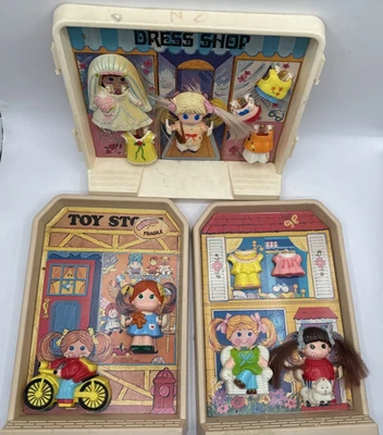 Juego Vintage DOLLY POPS Poptown Playtime 1979 Knickerbocker Toyco Foto 1 de 4
