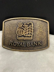 Vintage Royal Bank Canada Belt Buckle - Picture 1 of 6