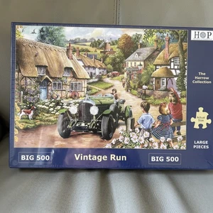 House of Puzzles Big 500 Deluxe Vintage Run’ Brand New Unopened , Village Scene - Picture 1 of 1