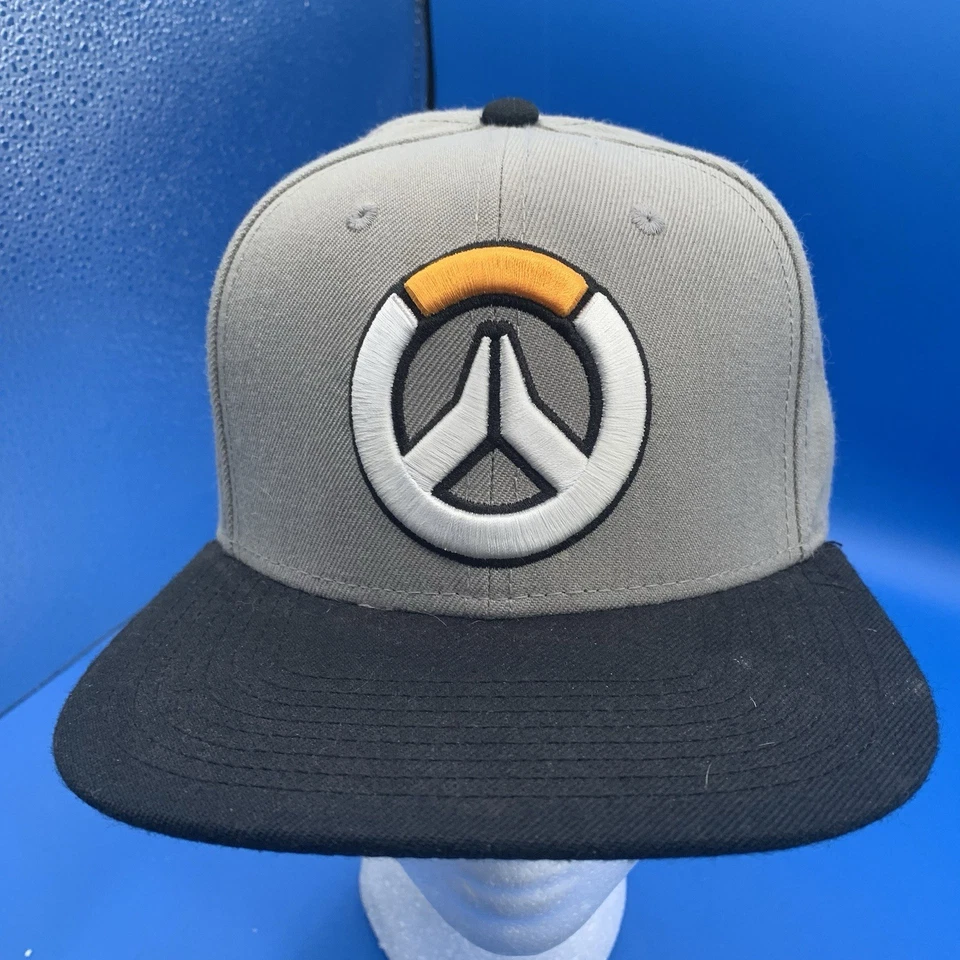 Gorra Overwatch Para Hombre Talla Única Gris Negra Snapback Gorra Blizzard Videojuegos JINX Foto 1 de 4