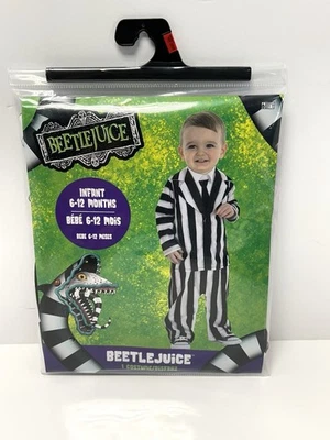 Nuevo Disfraz Infantil Beetlejuice 6-12 Meses Fiesta de Halloween Juegos con disfraces Foto 1 de 4