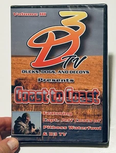 D3 TV - Ducks, Dogs & Decoys Presents: Coast To Coast, BN 3 DVD Set - Picture 1 of 3