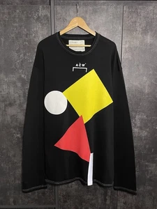 Rare A Cold Wall Oversized Long Sleeve Hood By Air 424 Streetwear Carti Black - Bild 1 von 11