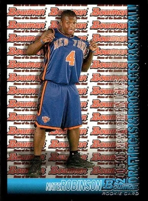 2005 Bowman Nate Robinson #124 New York Knicks - Image 1 of 2