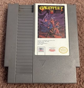 Nintendo 1985 NES Mindscape Gauntlet II Game Cartridge Only Untested