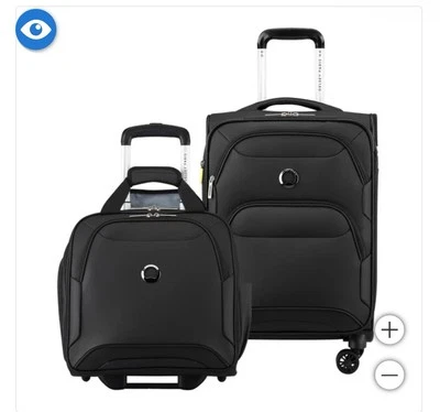Delsey Paris Storm Plus 2-Piece Under Seater & Carry-On Luggage. - Image 1 of 4
