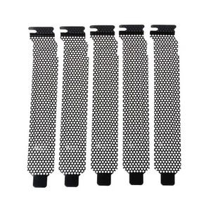 120x20mm Hard Steel Black Mesh PCI Chassis Slot Covers Bracket Fan Dust Filter - Afbeelding 1 van 8