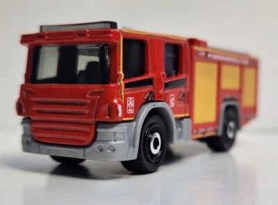 MBX EUROPEAN HIGHWAYS ➽ SCANIA P 360 FIRE ENGINE 🔥 Matchbox loose  - Image 1 of 4