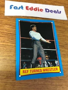 1987 TOPPS WRESTLING WWE WWF REFEREE DANNY DAVIS CARD 23 THE HART FOUNDATION - Picture 1 of 2