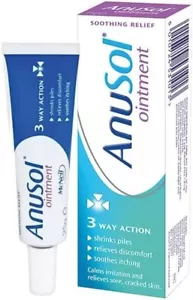 Anusol Piles Cream - Ointment, relieves discomfort Itching & pain 25g - Picture 1 of 3