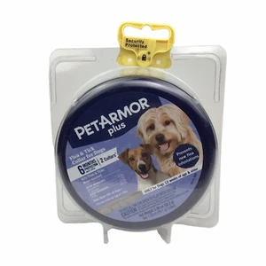 PET ARMOR PLUS 2 collares - 6 meses cada uno protección contra pulgas y garrapatas para perros - Imagen 1 de 2