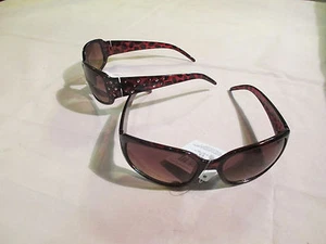 Women's Foster Grant "ILSA" BLING Sunglasses Brown Leopard Print - Picture 1 of 5